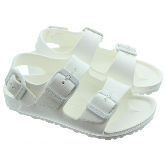 BIRKENSTOCK Milano Kids EVA Sandals In White 