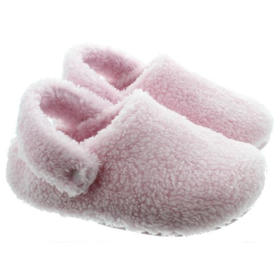 CROCS Youths Cozzzy Slippers In Pink Milk