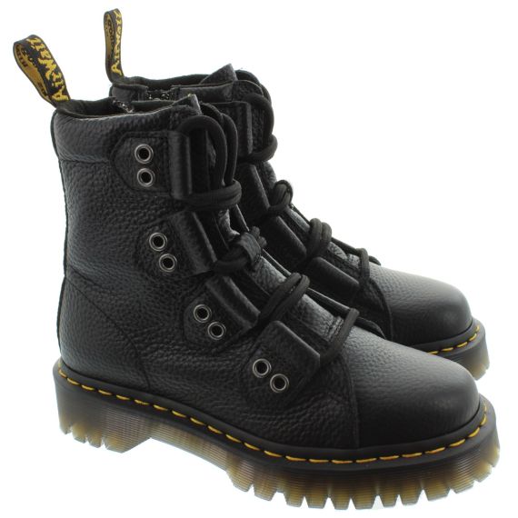 DR MARTENS Ladies 1460 Lace To Toe Bex Boots In Black 