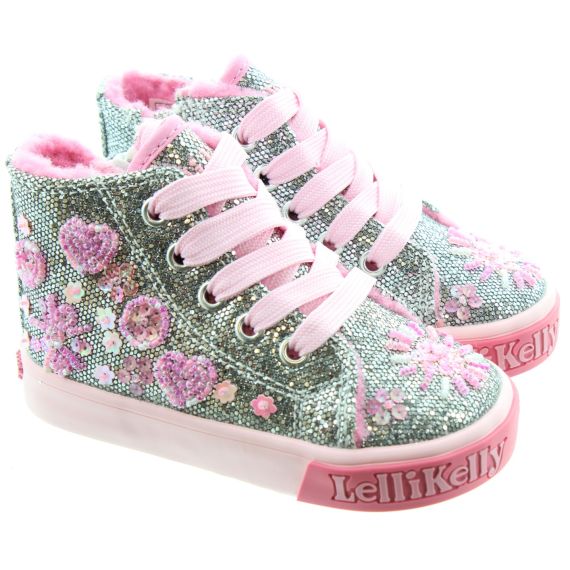 LELLI KELLY Kids LK3859 Dafne Baby Boots In Pewter