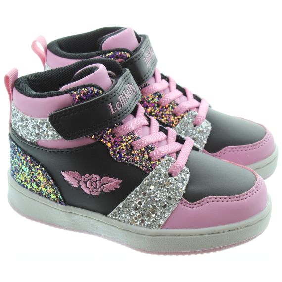 LELLI KELLY Kids LK4416 Gaia Boots In Black Pink