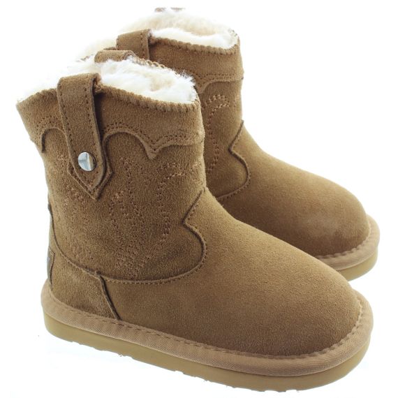 LELLI KELLY Kids LK5359 Asia Western Boots In Chestnut