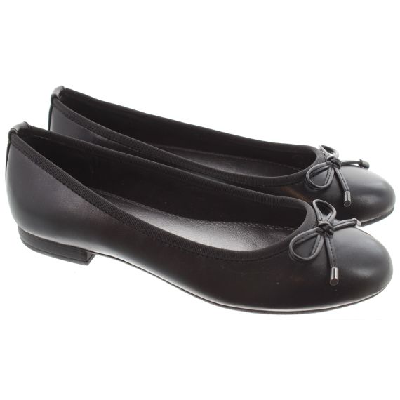 MARCO TOZZI Ladies 22137 Ballerina Pumps In Black