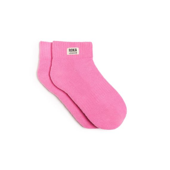 ROKA Wembley Socks In Pink Carnation