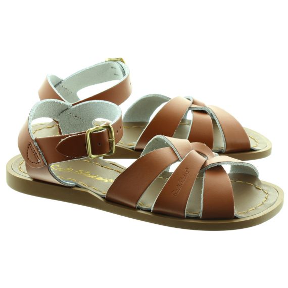 SALT WATER Kids Salt Water Sandals in Tan