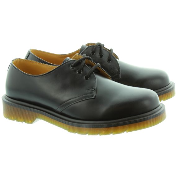 Leather 1461 Plain Welt Shoes in Black