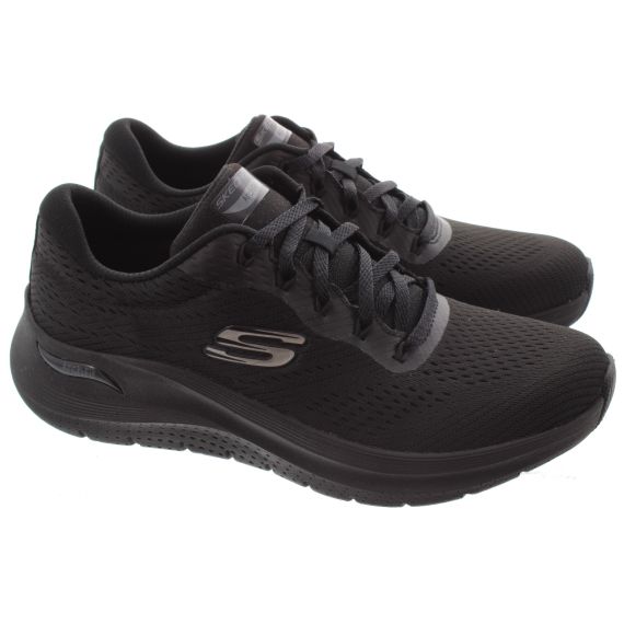 SKECHERS Ladies 150051 Arch Fit Trainers In Black