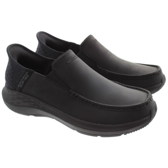 SKECHERS Mens 204866 Parson - Oswin Slip Ins In Black