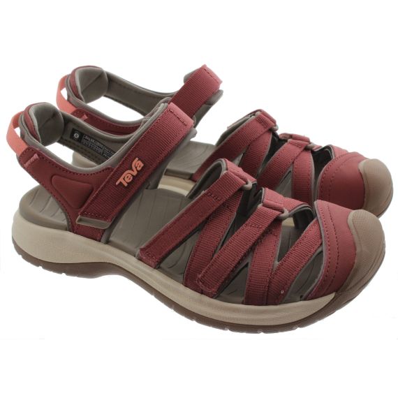 TEVA Ladies Tirra Sport Closed Toe Sandals In Birch 