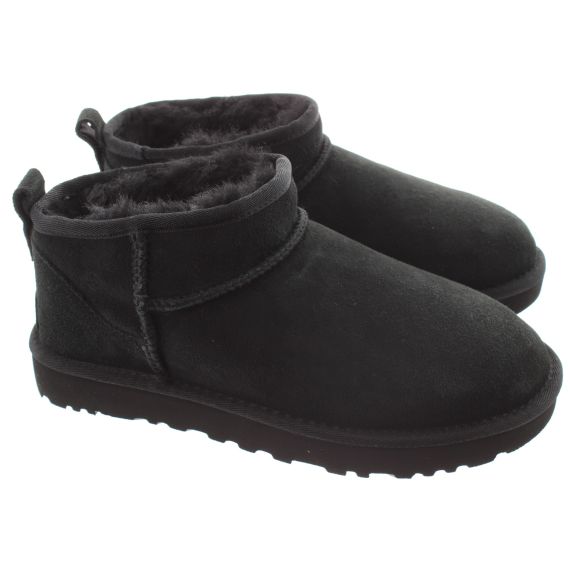 UGG Ladies Classic Ultra Mini in Black