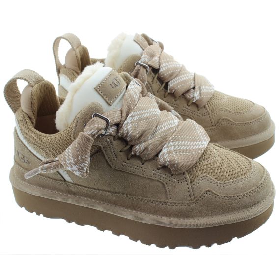 UGG Ladies Lowmel Trainers In Sand