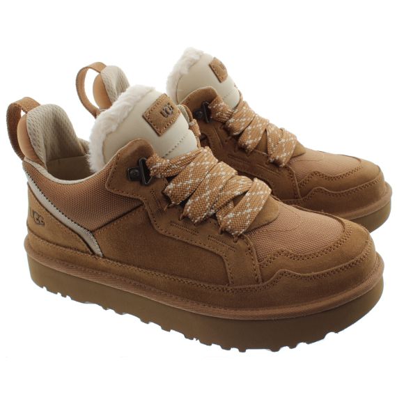 UGG Mens Lowmel Trainers In Chestnut