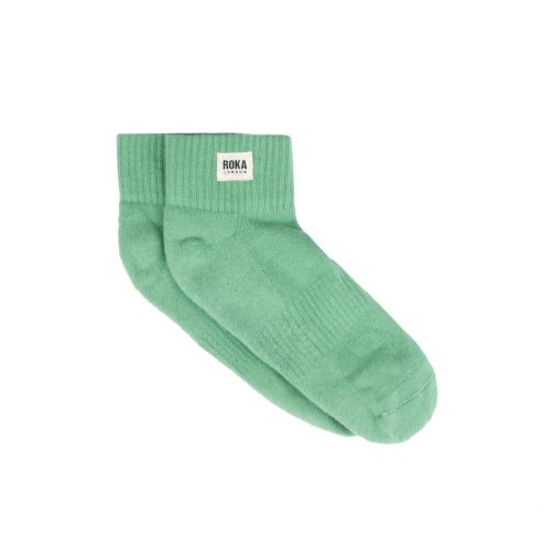 ROKA Wembley Socks In Matcha Green 